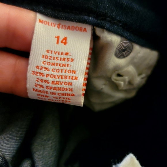 Molly Isadora Mid Rise Skinny Jeans 14W | Flattering Fit | Plus Size Denim - Picture 8 of 8